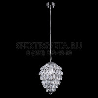 Подвесной светильник CHARME SP1+1 LED CHROME/TRANSPARENT Crystal Lux